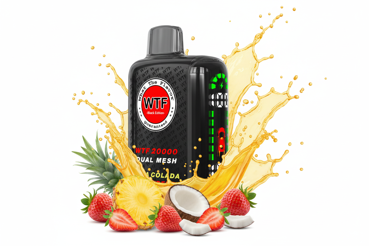 WTF BAR BLACK EDITION- PINA COLADA STRAWBERRY