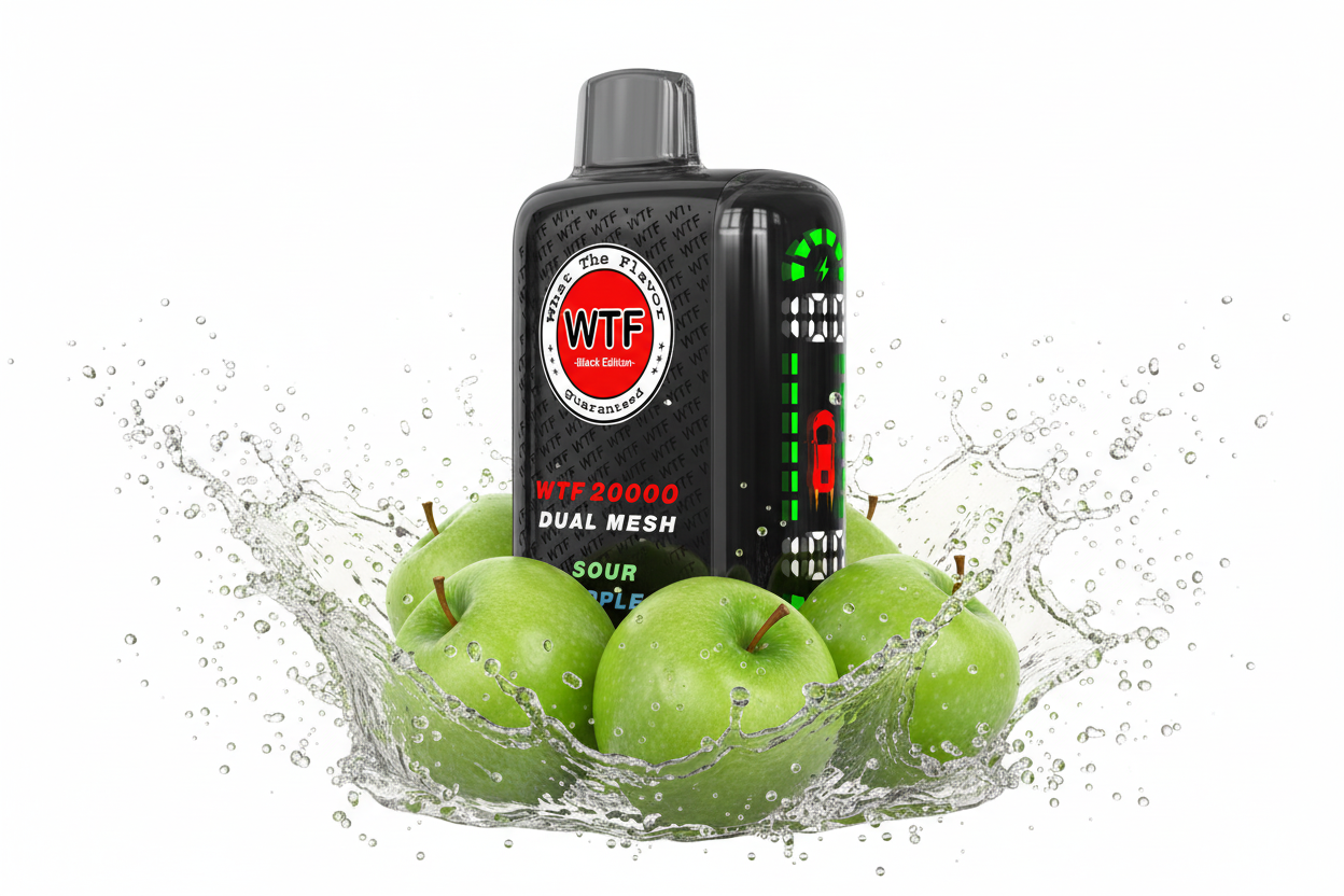 WTF BAR BLACK EDITION- SOUR APPLE