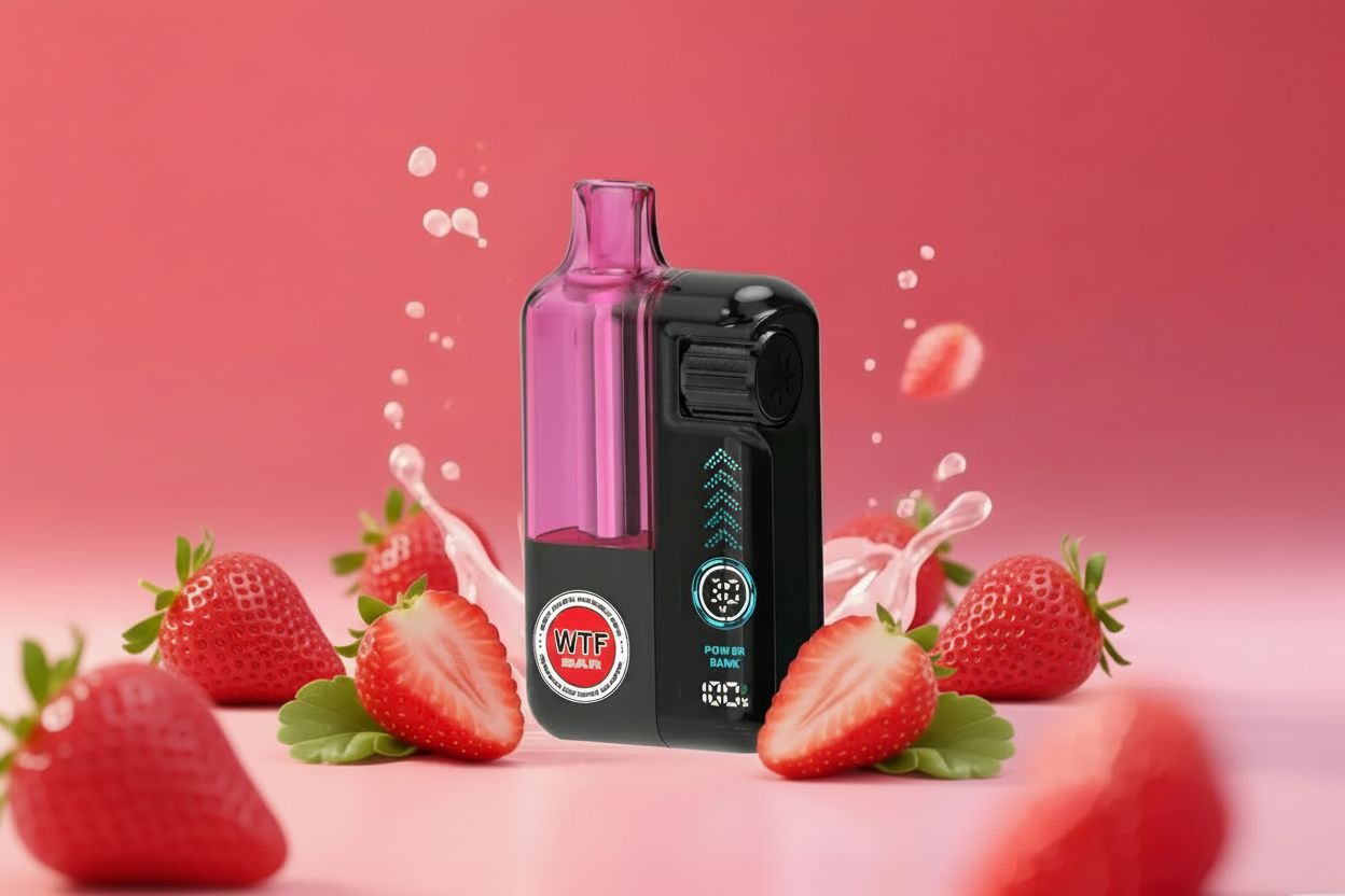 WTF BAR DISPOSABLE 40K PUFFS-STRAWBERRY LOVE