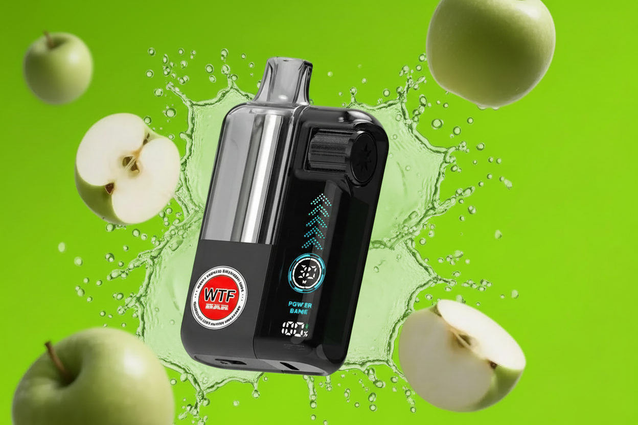 WTF BAR DISPOSABLE 40K PUFFS- SOUR APPLE