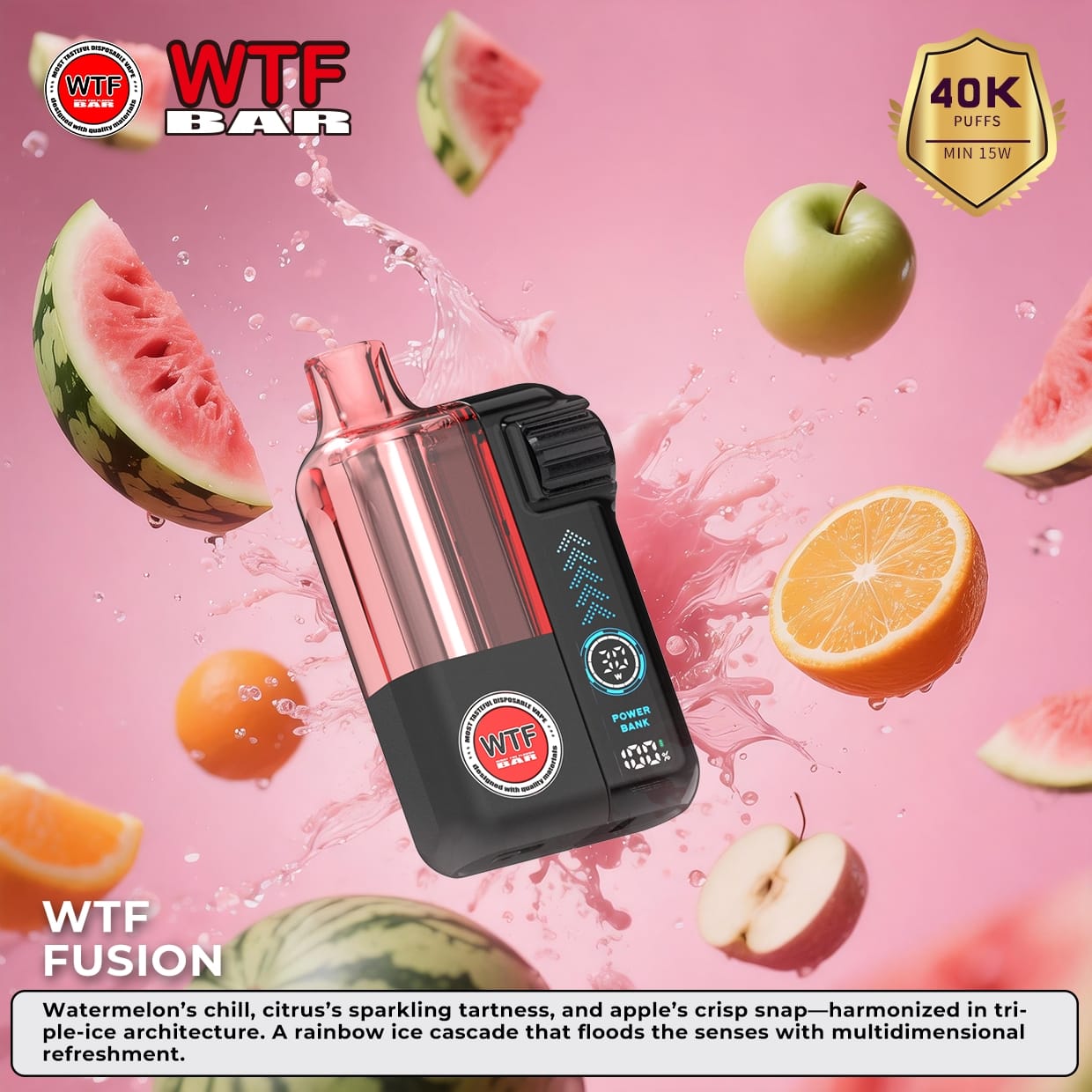 WTF BAR DISPOSABLE 40K PUFFS-WTF FUSION