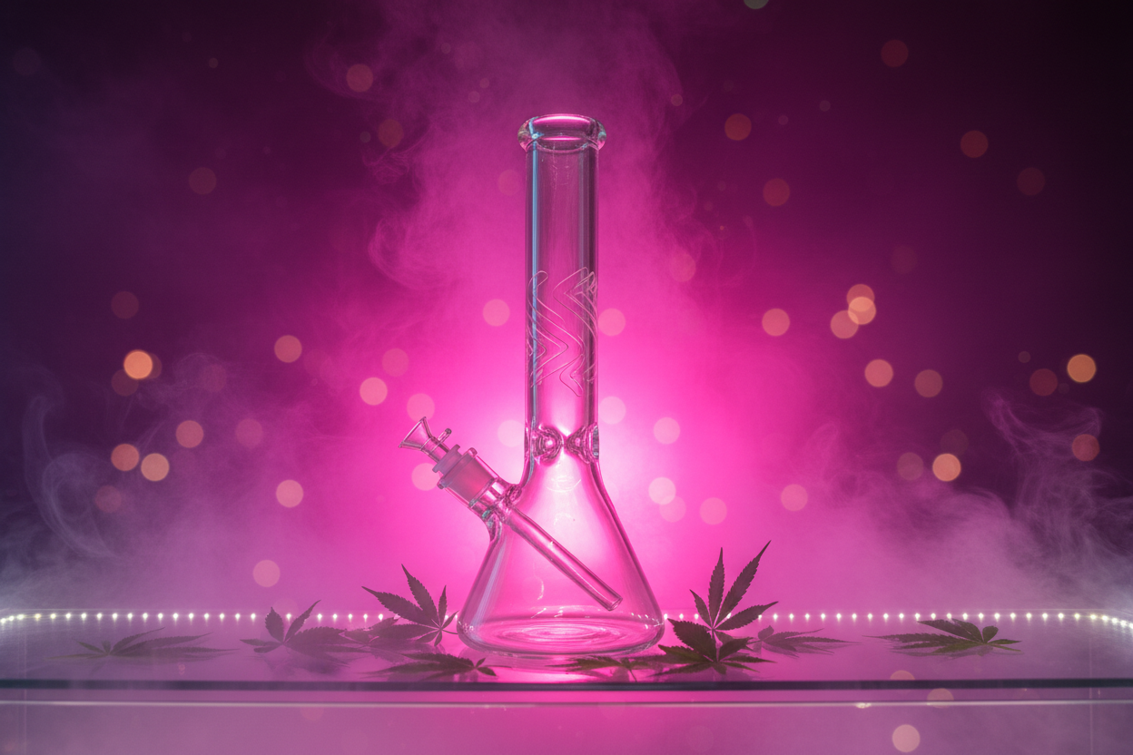 WTF BONG- 9 INCH BEAKER- B2