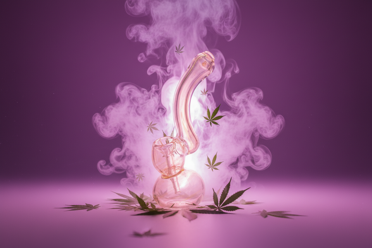 WTF GLASS BUBBLER- B2- 6 INCHES