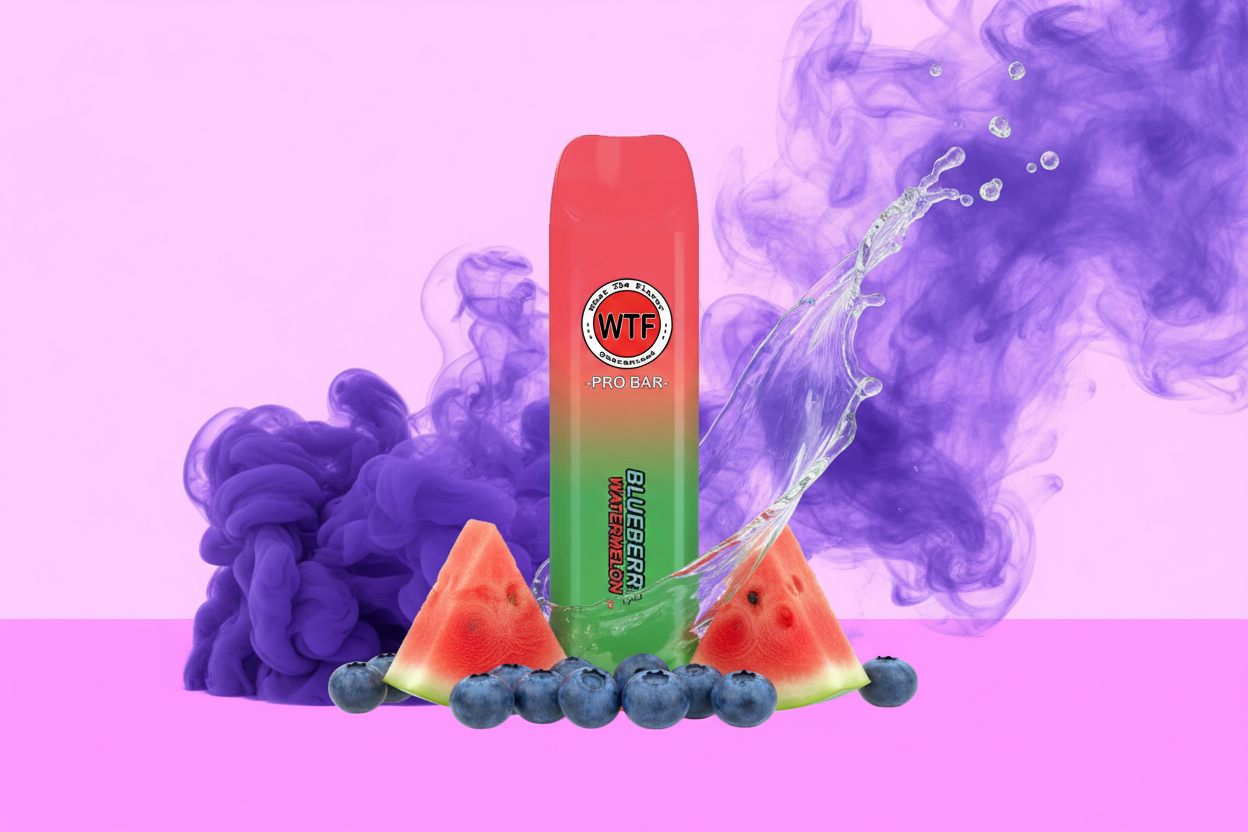 WTF PRO BAR- BLUEBERRY WATERMELON 2000 PUFFS