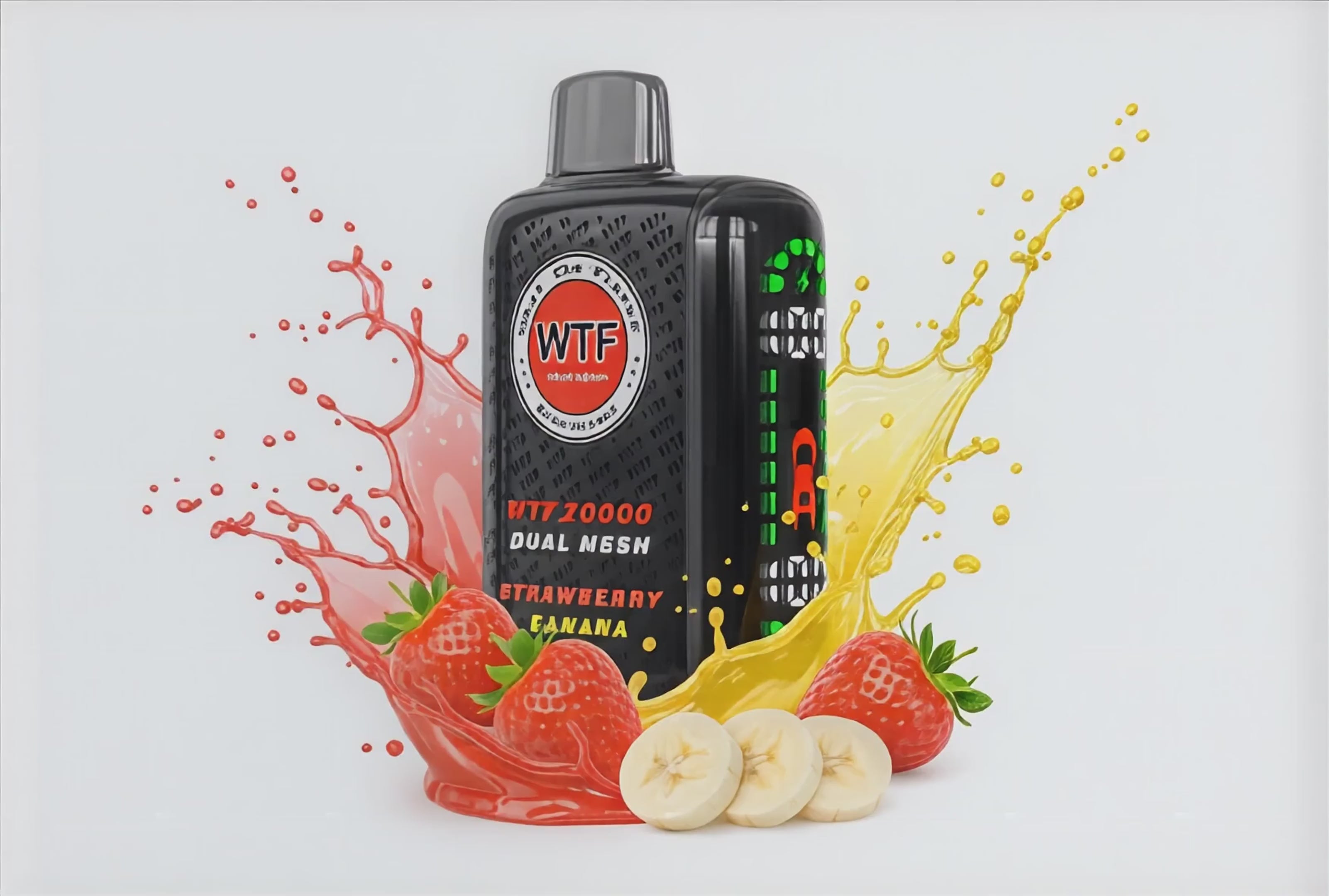 WTF BAR BLACK EDITION- STRAWBERRY BANANA