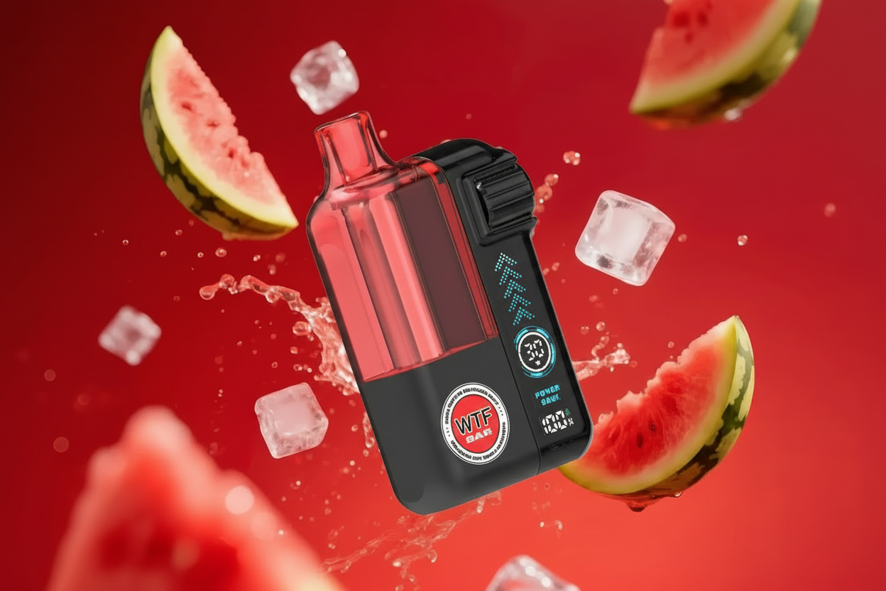 WTF BAR DISPOSABLE 40K PUFFS-WATERMELON ICE